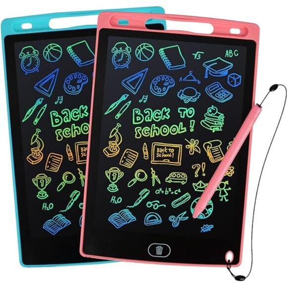 LCD Writing Tablet, 2 Packs Drawing Pads for Kids 3 4 5 6 Years Old 8.5 Inch - Picture 8 of 8